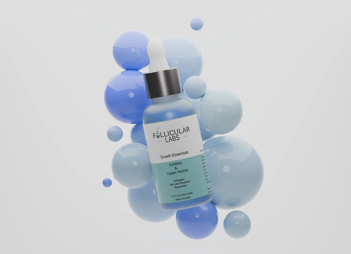 Growth Essential RU58841 & Copper Peptide Hair Loss Treatment