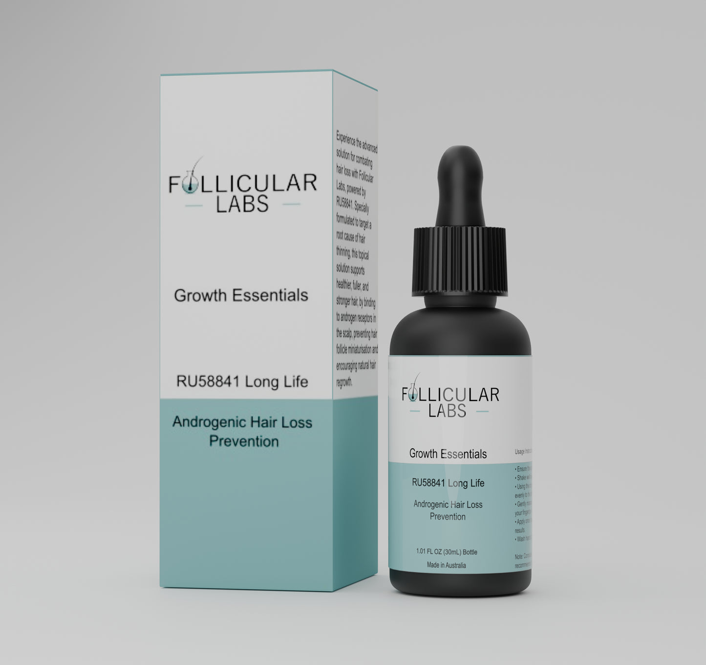 Growth Essentials RU58841 Hair Loss Topical Treatment