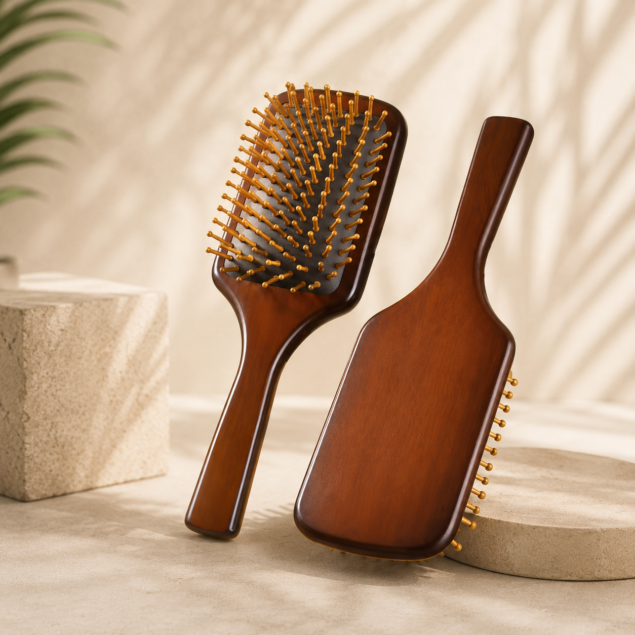 Sandalwood Air Cushion Scalp Massage & Detangling Hair Brush